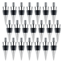 21Pcs Bottle Stopper Zinc Alloy Wine Kits Ring Top