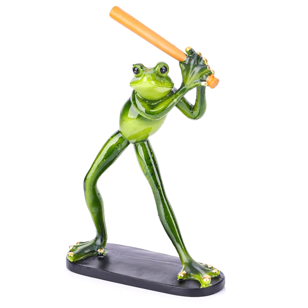 Nobile Rana Figurina Rana Pastorale Artigianato In Resina Dicembre