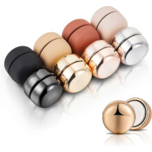 8 Pairs Premium Strong Hijab Magnetic Pins, No-snag Multi-use Hijab Magnets, Professional Pinless Magnetic Hijab Pins, Shiny And Matte Style Pack Matt