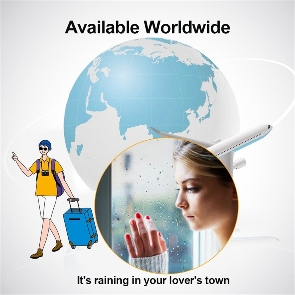 Orologio Con Stazione Meteorologica Wi-Fi Intelligente Fai Da Te, Gif Animata Carina