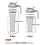Cold Brew Coffee Filter with Pour Spout Lid for 32 3