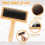Ξύλινες χειροποίητες λάντζες Slicker Brush Wool Brush Card 4
