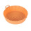 (Brown) Silicone Baking Basket Deep Air Fryer 1