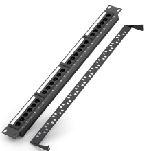 24 Ports CAT6 UTP RJ45 Patch Panel 19 Inch 1U Cabl