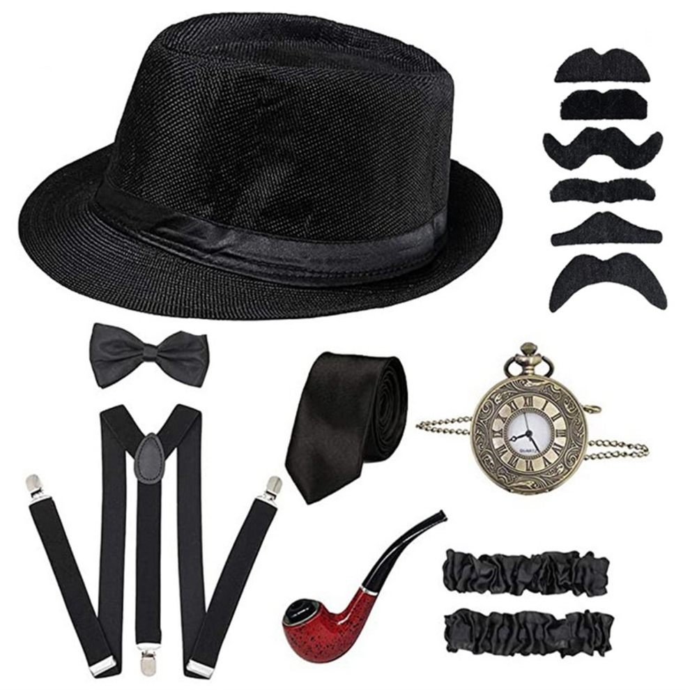 Set Di Accessori Vintage Da Uomo Anni '20, Fiocco In Stile Retrò