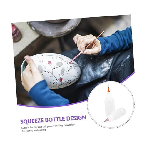 Silicone Free Glaze Needle Bottle Applicator Craft 2
