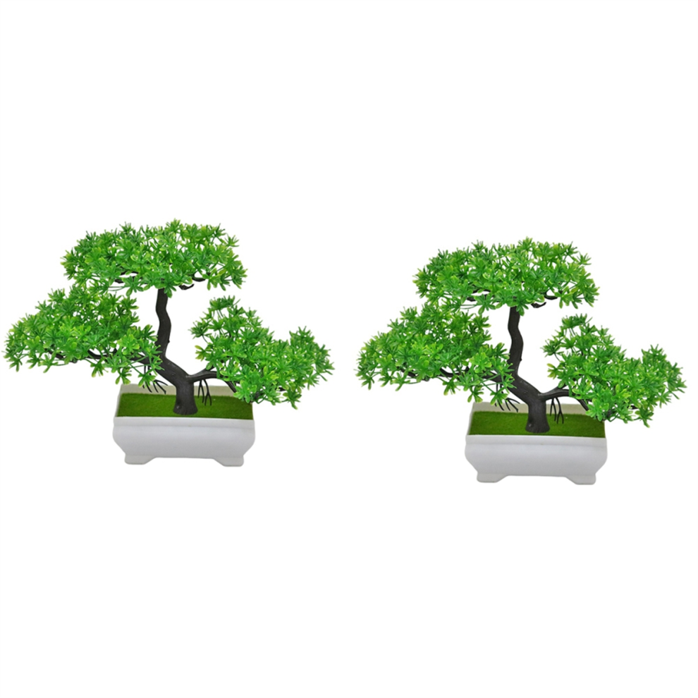 Pezzi Di Piante Artificiali Bonsai In Plastica Piccolo Albero Po