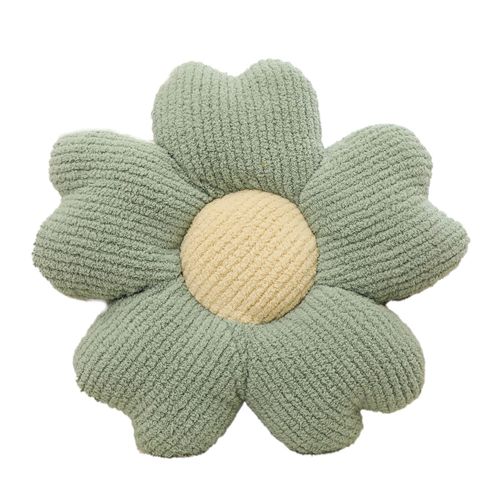 Coussin fleuri, coussin en forme de fleur, coussin de sol fleuri