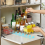 Fridge Organizer Bins on Wheels, Clear Roll Out Dr 6
