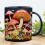 Mug Champignons Magiques 3D en Céramique Design Espace Amusant Mu 4