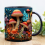 Mug Champignons Magiques 3D en Céramique Design Espace Amusant Mu 6
