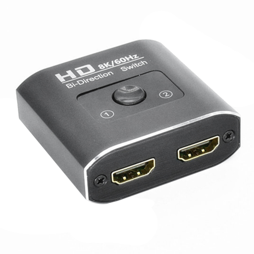 Διακόπτης διπλής κατεύθυνσης HD 8K 60Hz, έξοδος βίντεο 1 σε 2 2