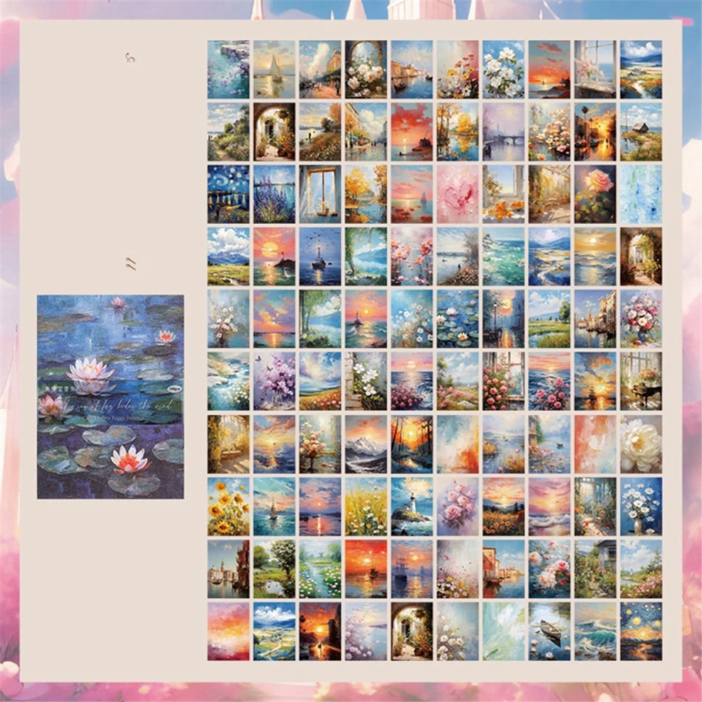 Juego De 8 Libros De Papel De Material Vintage Para Hacer Tú Mismo Y Scrapbooking-image