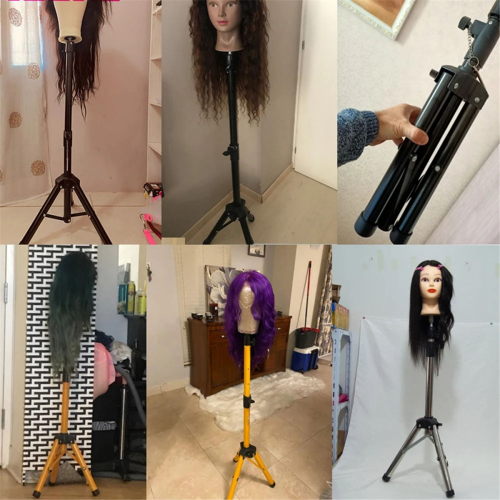 Suporte de cabeça de manequim de 50 polegadas, tripé, cabeleireiro 2