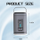 Electric Air Pump with Lights Wireless Compressor 10