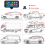 MP5 Player cu ecran de 6,25 inch, portabil, Bluetooth, radio auto 10