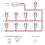 Mini-Downlight DC12V 1W 3000K 9er-Pack Silbernes Gehäuse, 3