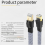 Ethernet Cable STTP 40Gbps Cat 8 RJ45 Network Lan 6