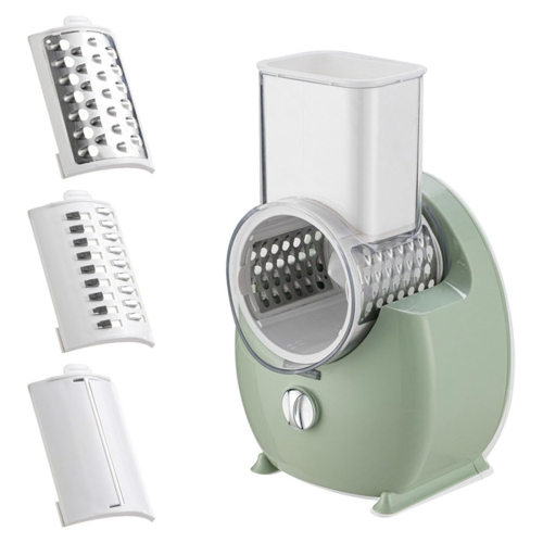3-in-1 Elektrischer rotierender Gemüseschneider, USB-Automatik 1