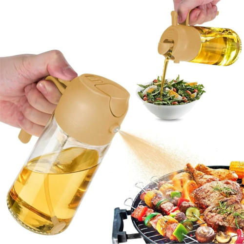 Keukenspray, 2-in-1 olijfoliedispenser en olie 2