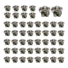 50 peças mini animais estatuetas resina pequeno animal min