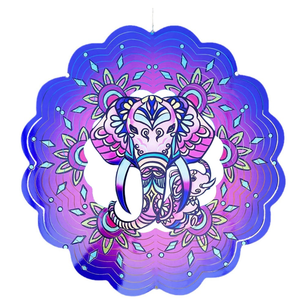 Ornamento A Forma Di Girandola Sospesa 3D, Girandola In Metallo Da 12 Pollici