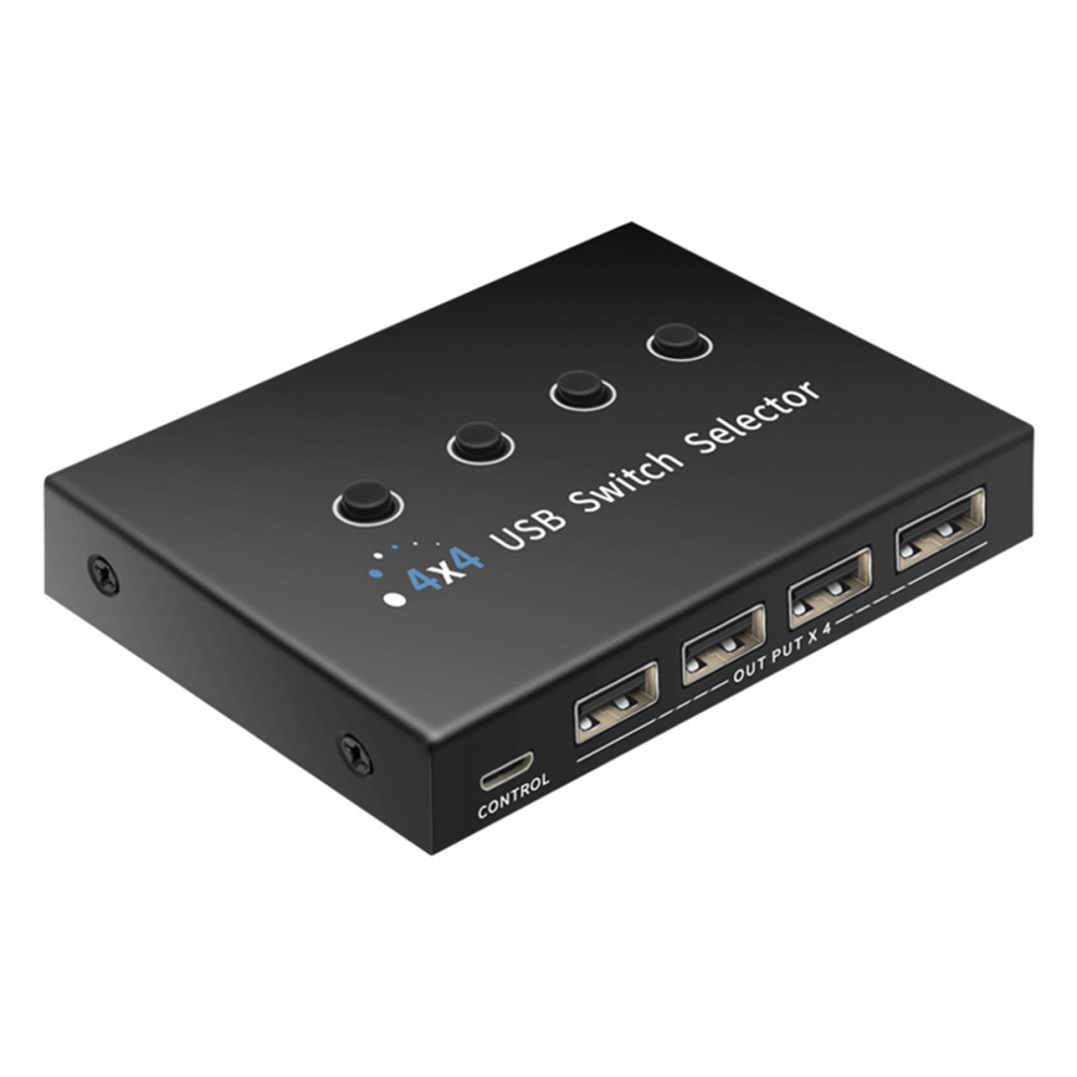 USB Switcher Selector 4 Computer Sharing 4 USB Dev