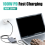 10-i-1 Dockingstation til Mobiltelefon, Bærbar computer og Steam 5