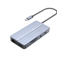 Stație de docking 10 în 1 pentru telefon mobil, laptop și Steam