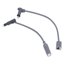 Férfi RJ45-adapter, RJ45-1 RJ-2 kábel, RJ45 női csatlakozó