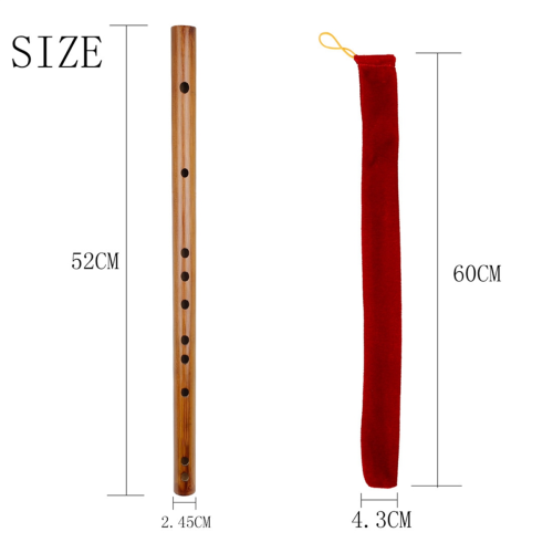 C-Ton Meibet Mini Piccolo Samttasche Tune Bamboo F 2