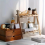 Holz-Lagerregal, 2-lagiges Desktop-Lagerregal, 6