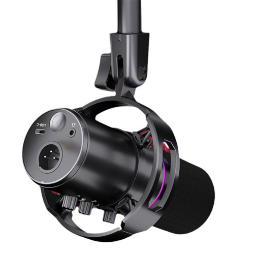 Dynamisk mikrofon XLR-forbindelse 48V lydkort Reco 2