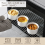Ramekins met deksels, set van 6, 8 oz, wit porselein 3