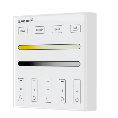 2,4G RF 4-zon panel / CCT Smart LED-kontroller 1