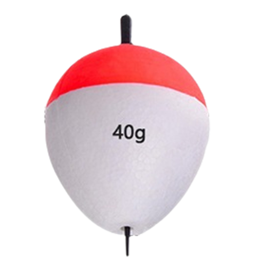 Rood-witte dobber, langeafstandsdobber, schuimdobber 1