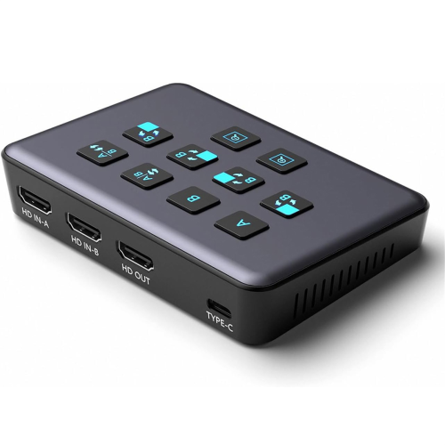 Card de captură extern cu două canale, compatibil HDMI 1