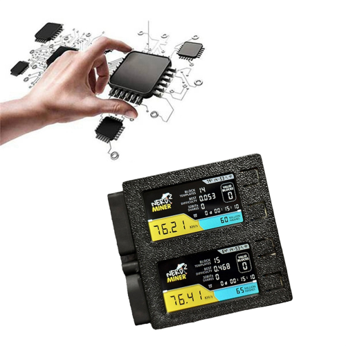 Για NerdMiner V2 DUO 156K/S με Διπλή Οθόνη BTC Solo L 2
