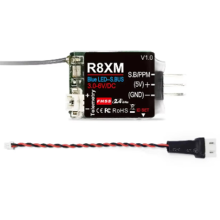 8-csatornás mini vevő R8XM 2,4 GHz integrált telemetriával