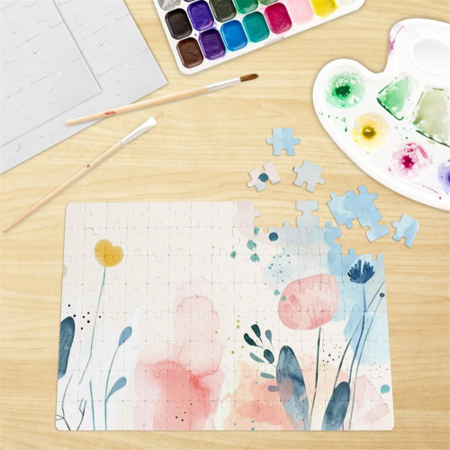 30 σετ κενών παζλ για εκτύπωση sublimation σε Α4, DIY He 2