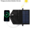 Tragbares 20-W-Polysilizium-Solarpanel-Ladegerät mit USB 5 5