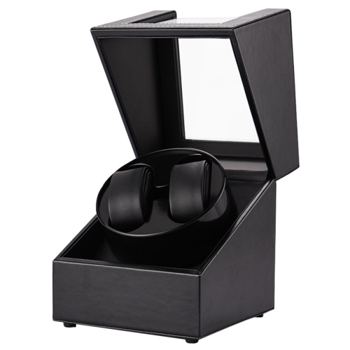 Double Watch Winder for Automatic Watches Leather 2
