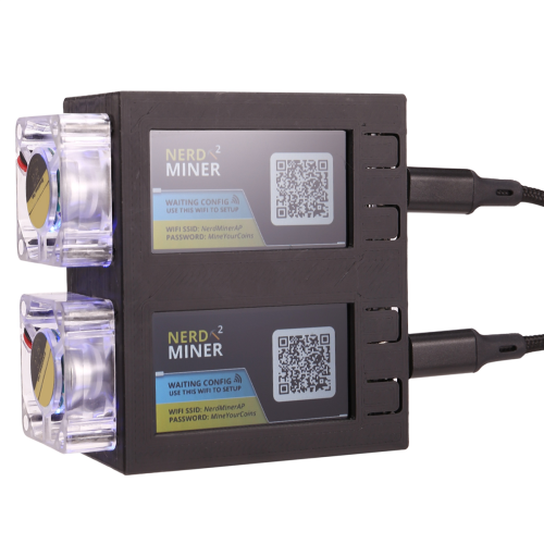 Pentru NerdMiner V2 Miner 78KH/Sx2 cu ecran dublu BTC 1