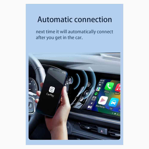 Kablet til trådløs CarPlay og Android Auto AI-boks 2-i-1 2