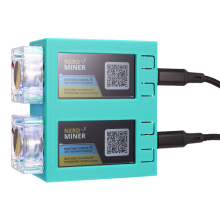 Pentru NerdMiner V2 Miner 78 KH/s  2, cu două ecrane BTC So