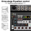 Console de mixagem de áudio Bluetooth portátil de 5 canais 6