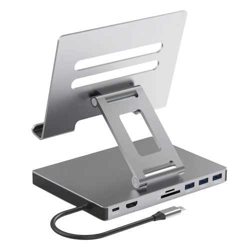 Dockingstation laptopstativ i aluminiumlegering – multifunktionelt 2