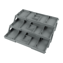 3-lagige faltbare Desktop-Aufbewahrungsbox, Kommode, Orgel