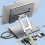 Dockingstation laptopstativ i aluminiumlegering – multifunktionelt 8