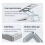 Laptop Stand Adjustable Foldable Aluminum Portable 3